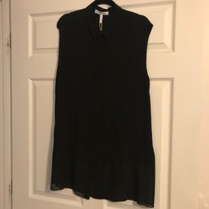 SOLD BCBGeneration black collared tank